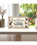 I Brake For Forest Wildlife, Wildlife Bumper Sticker, Bear, Deer, Fox, C... - $5.77 CAD+