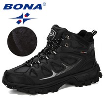 New designers popular cow split warm snow boots men outdoor casual men work ankle boots thumb200