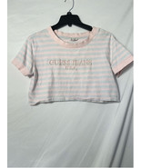 Guess x A$AP Rocky Striped Pastel Crop Top - Pink/Blue - Size M - $40.20