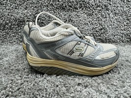 Women&#39;s Skechers Shape Ups Size 8 Gray Colorblock Casual Athletic Shoes 11814 - £22.34 GBP