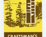 Craftsman&#39;s Fair of the Southern Highlands Program 1963 Gatlinburg Tenne... - £17.46 GBP