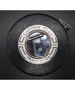 Vintage The Lufkin Rule Co 50 ft Steel Measuring Tape Chrome Clad Leather - €34,45 EUR