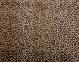 Clarence House Kalahari Neutral Leopard Cheetah Velvet Fabric By The Yard 50&quot;W - £118.64 GBP