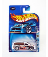 Hot Wheels Dodge Caravan #169 Roll Patrol 6/10 White Die-Cast Car 2003 - $5.99