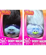 Dreamworks Trolls Body Wash Heads Set Of 2 Net Wt 3.3 Fl Oz - $13.60 CAD