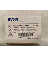 1 Eaton Definite Purpose Contactor C25ANF140A 40 AMPS Coil: 110-120V *NE... - €15,38 EUR