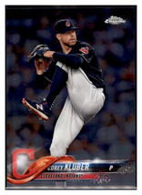 2018 Topps Chrome Corey Kluber  Cleveland Indians #20 Baseball card   M32P3_1a - £2.86 GBP