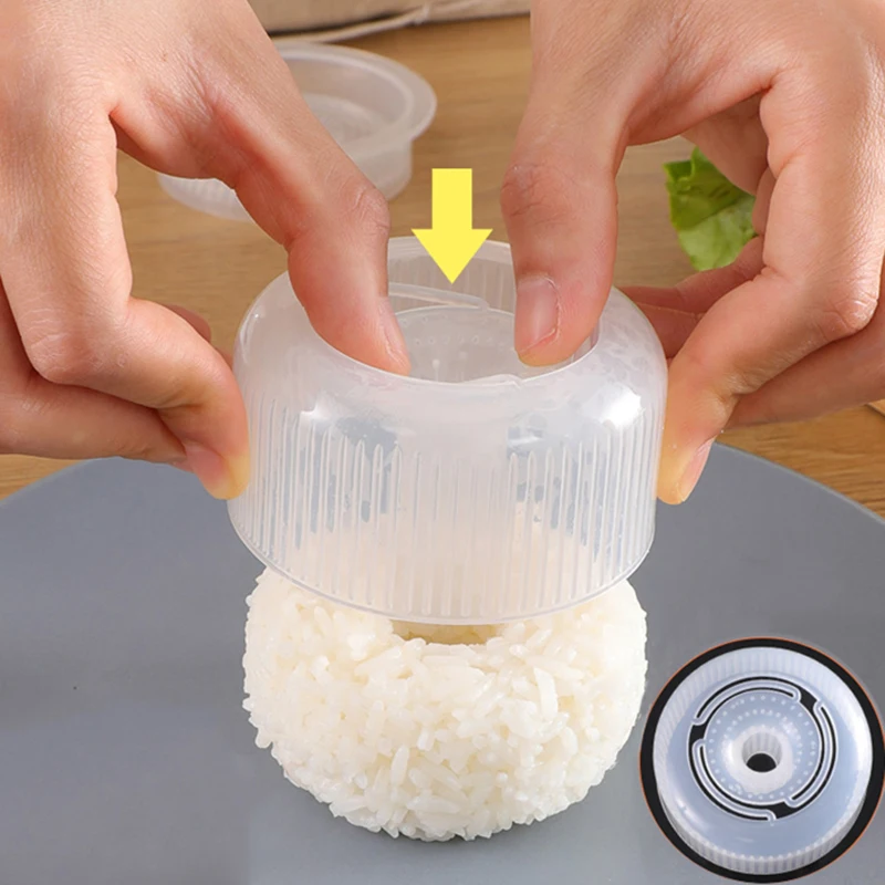 House Home Donut Round Rice Ball Mold Non-Stick Sushi Maker DIY Easy Rice Ball P - £19.98 GBP