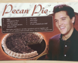 Elvis Presley Pecan Pie Recipe Postcard Memphis Tennessee - £2.76 GBP