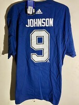 Adidas Nhl T-SHIRT Tampa Bay Lightning Tyler Johnson Blue Size L - £6.61 GBP