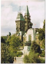 Ontario Postcard Ottawa Parliament Hill War Memorial Confederation Square - £1.74 GBP