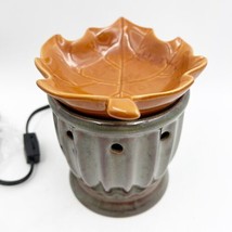 SCENTSY Plymouth Full Size  Warmer Retired-Rare Autumn Fall Leaf-Leaves design - $39.99