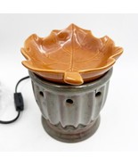 SCENTSY Plymouth Full Size  Warmer Retired-Rare Autumn Fall Leaf-Leaves ... - £31.38 GBP