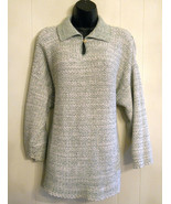 VTG Avon Fashions Sweater size 1X 2X Green &amp; White Warm Comfy Cotton Ble... - £23.29 GBP
