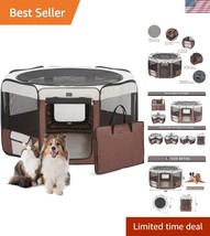 Durable 8-Panel Pet Playpen 46&quot; - Perfect for Dogs, Cats &amp; Small Animals - $1,932.17 MXN