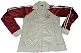 Vrg Arkansas Razorback Women&#39;s Jacket Large Warm Up Champion Stretch Che... - $19.34