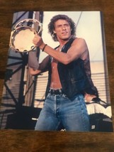 VTG Young Roger Daltrey The Who 8x10 Glossy Photo Playing Tambourine Shirtless - $8.00