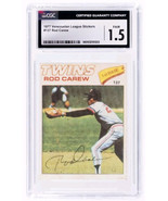 Vintage 1977 VENEZUELAN LEAGUE STICKERS #137 ROD CAREW (HOF) CGC 1.5 FAIR. - $4,316.20 MXN