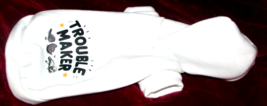 pet hoodie Trouble Maker PET CIRCLE black white M description for measur... - $8.40