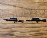 Lot of 2 LEGO Minifigure Accessory Custom Sniper Rifles, Black - $2.37