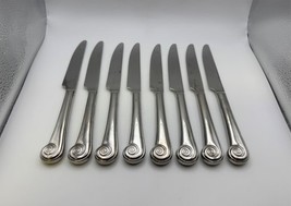 Set of 8 Reed &amp; Barton 18/10 Stainless Steel SEA SHELLS Dinner Knives - $69.99