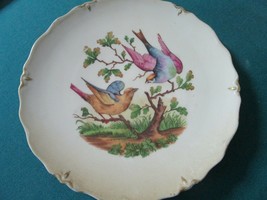 Fischer &amp; Mieg - Pirkenhammer, Bohemia - c1873-1918 Plate With Birds Original - £50.61 GBP