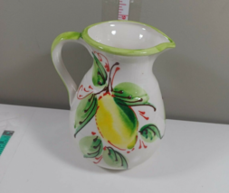 Ceramica Hnos Pedraza Elcinto Hand Painted Pitcher Made in Spain 6 inch - £18.71 GBP