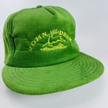 John Deere Snapback Hat Cap Made USA Louisville Corduroy Trucker Farmer VTG - $391.95