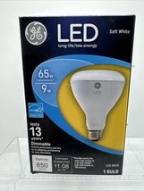 GE LED 65w/9W BR30 Soft White Indoor Floodlight Dimmable Light Bulb COMB... - $88.62 MXN