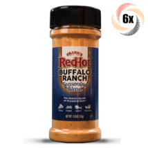 6x Shakers Frank&#39;s Red Hot Buffalo Ranch Seasoning Blend 4.75oz | Fast Shipping - £31.65 GBP