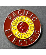 PACIFIC ELECTRIC COMFORT SPEED SAFETY LAPEL PIN BADGE 1 INCH - £4.40 GBP