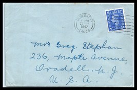 1947 Great Britain Cover - Ulverston To Oradell, New Jersey Usa N15 - £2.28 GBP