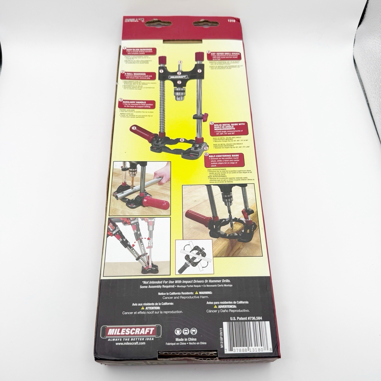 Milescraft 1318 DrillMate Portable Drill Press - Drill Guide Attachement NIB Item image 3