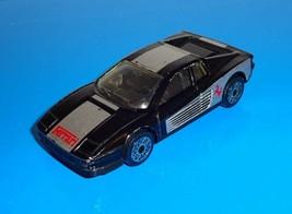 Matchbox 1 Loose Vehicle Ferrari Testarossa Black & Silver - $4.46