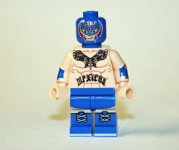 Building Block Rey Mysterio WWE Wrestler WWF Minifigure US Toy Minifigure Custom - £5.68 GBP