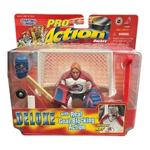 Patrick Roy Starting LineUp Pro Action Hockey Deluxe with Real Goal Blocking - £9.47 GBP