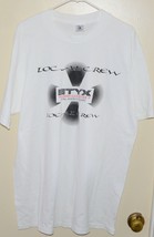 Styx Grand Illusion Tour 1997 20th Anniversary Local Crew Concert White T-Shirt - £46.97 GBP