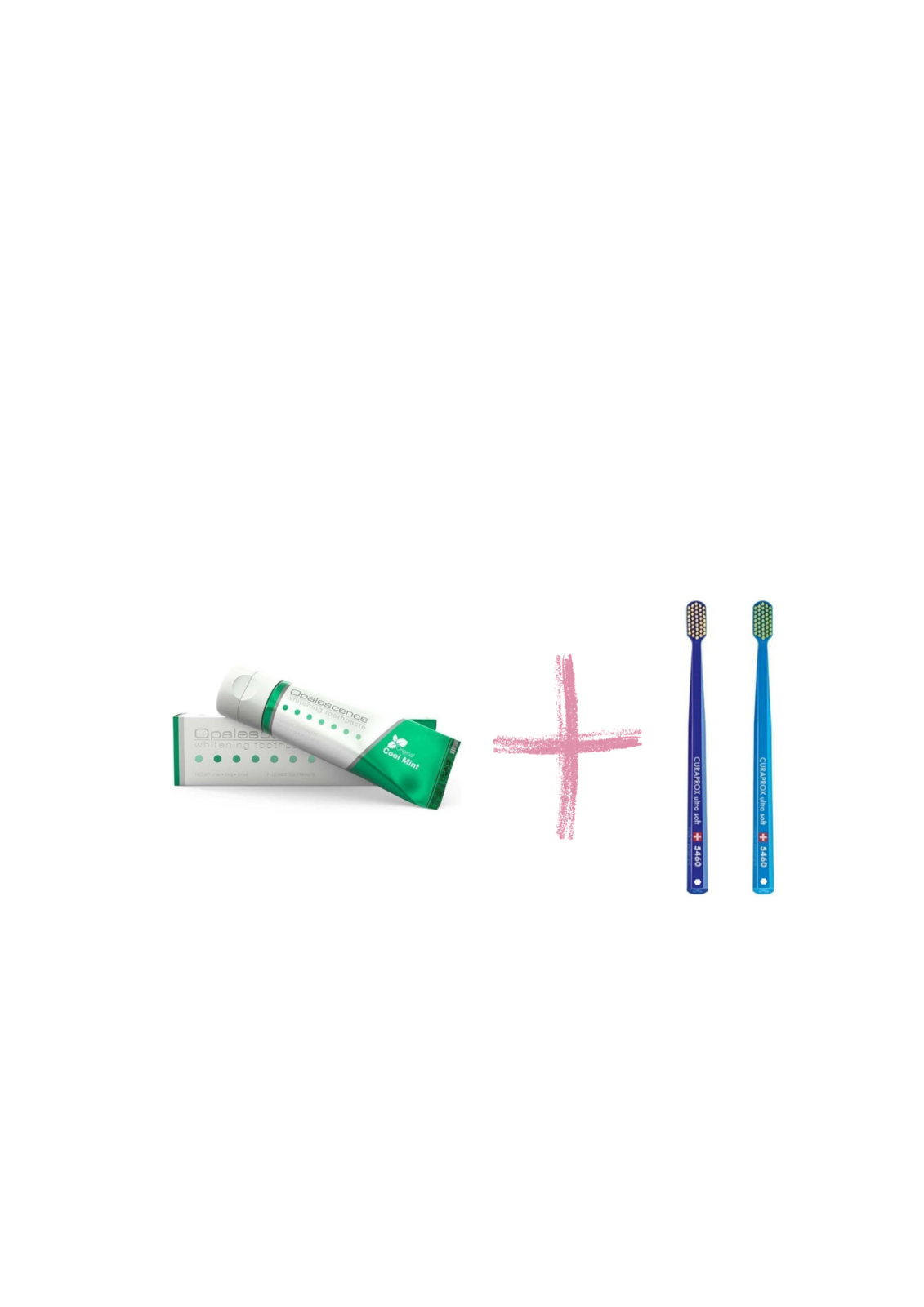 Opalescence Whitening Toothpaste Small 28g & Curaprox Toothbrush x2