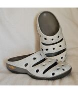 Keen Slip On Clog Womens 10 Sandals White Gray Yogui Arts Hawaiian Flora... - $30.70