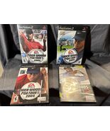 (4) Tiger Woods PGA Tour 2002 2003 2004 2007 PS2 Sony PlayStation 2 Lot - $235.65 MXN