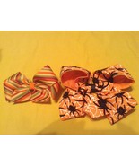 Hair bows orange stripes spiders Lot of 2 Girls - £7.93 GBP