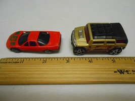 2 vintage loose Cars Hot Wheels 2003 Rockster &amp; Red #3 Car for Collectors  - £7.18 GBP