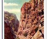 Hanging Rocks in Royal Gorge Colorado CO UNP WB Postcard W22 - $2.92