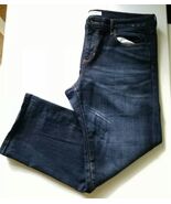 BANANA REPUBLIC Blue Premium Distressed Denim Selvedge Short Skinny Jean... - $9.89