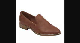 NEW Indigo Rd Brown Hopeful 2 Loafer Flat Shoes Elegant Faux Leather Wom... - £35.81 GBP