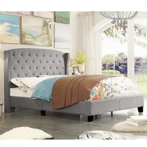 French, Westerly, And Cardiff Padded Platform Beds With Nailhead Trim, Rosevera. - £279.26 GBP