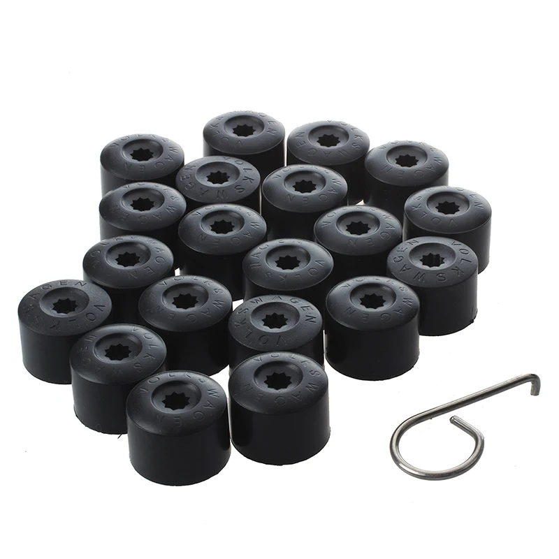 20Pcs Wheel Nut Bolt Head Covers Hub Screw Cover Protection Caps for VW Transp - £14.46 GBP