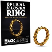 Optical Illusion Ring - a Wonderful Close-up Optical Illusion - £7.88 GBP