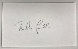Mike Lowell Signed Autographed 3x5 Index Card - £10.19 GBP