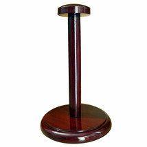 Wood Helmet Stand For Armor Helmets Cherry Stained Medieval Knight - £21.77 GBP